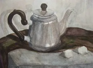 grisaille техника в картината в класната стая, интерактивна площадка 