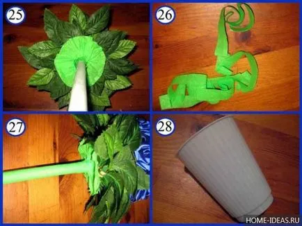 Topiary на сатенени панделки майсторски клас със стъпка по стъпка снимки