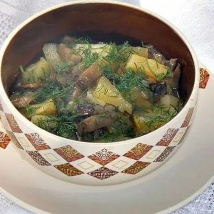 Задушени картофи с патица