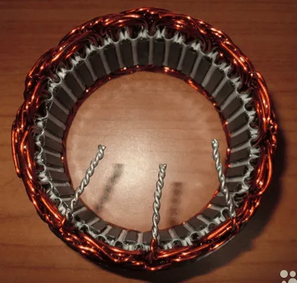 Апаратът и принципа на действие на (страна контактна група) на генератора Апаратурата и принципа на действие на генератора