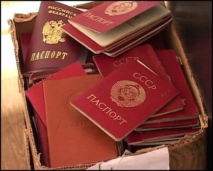 Чуждестранна стар образец на паспорт