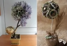 Пари дърво с ръцете си от съкращения
