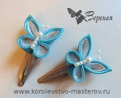 Цветя ленти със собствените си ръце в майсторски клас