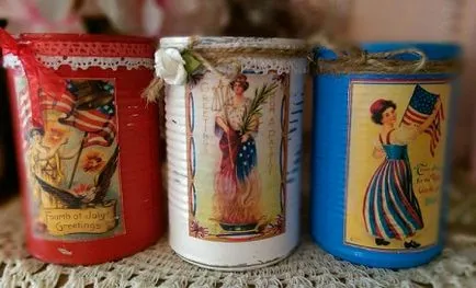Как да украсят стъклен буркан