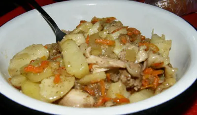 Картофи моркови лук