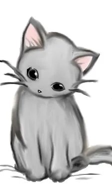 Фигура котка и котенца