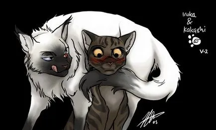 Фигура котка и котенца