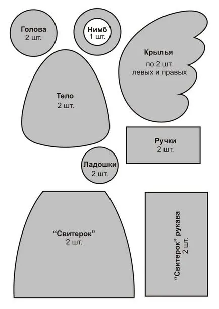 Как да шият малък ангел