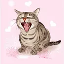 Фигура котка и котенца