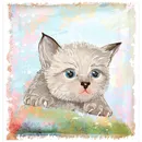 Фигура котка и котенца