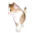 Фигура котка и котенца