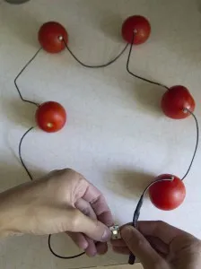 Батерията на картофи