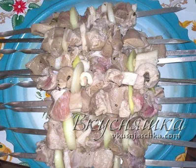 Както е оцетът мариновани шишчета