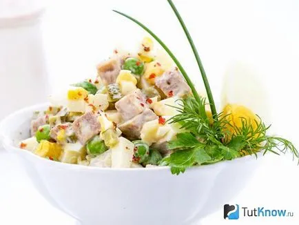 Салата с картофи и моркови