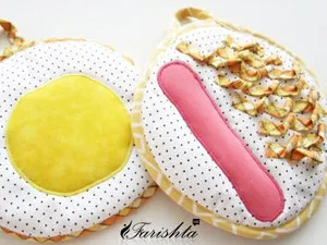 Potholders модел със собствените си ръце Potholders модел със собствените си ръце