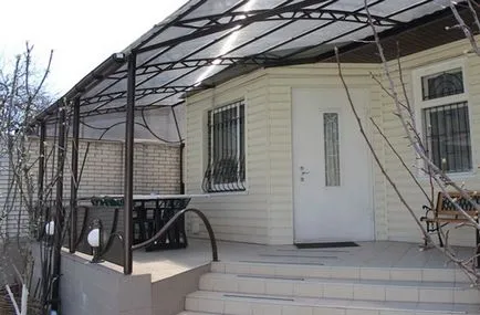 Веранда поликарбонатни собствените си ръце