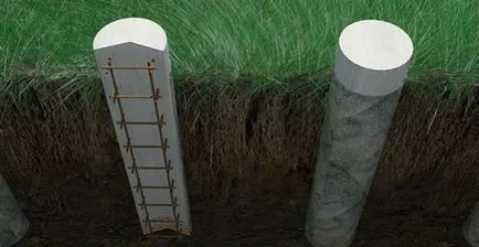 В основата на собствените си ръце под беседката