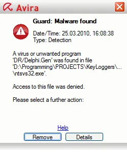 Avira Antivir лично го