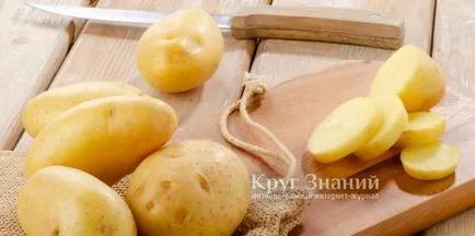 Как да се измие ръцете си млади картофи