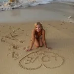 Фотосесия на плажа, тъй като