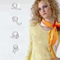 Как да се връзвам шал женски
