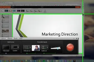 Camtasia рекордер, който е