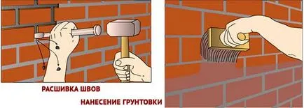 Както измазана тухлена стена