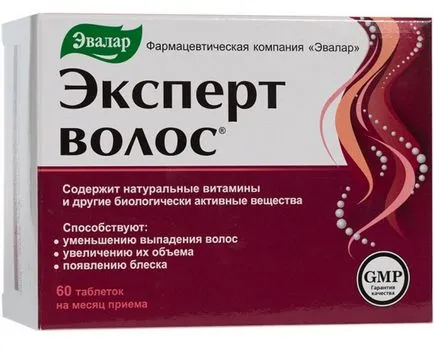 експерт на косата от Evalar средства, реални действия