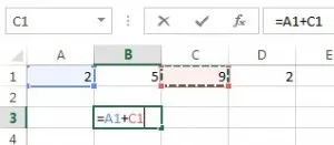 Както е въведена във формула Excel