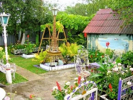 Garden украшение със собствените си ръце