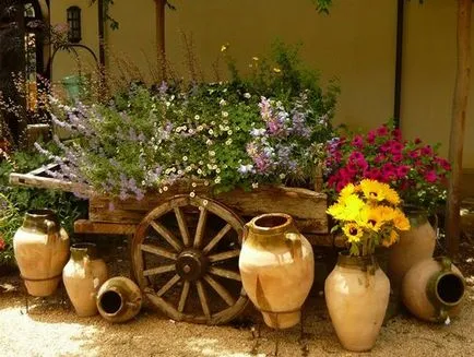 Garden украшение със собствените си ръце