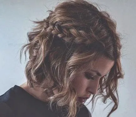 Какво може да плитка къса коса