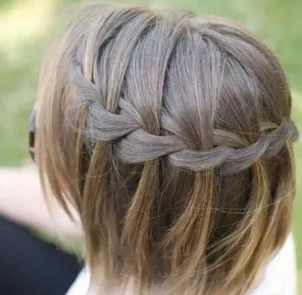 Какво може да плитка къса коса