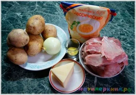 Картофи в листа