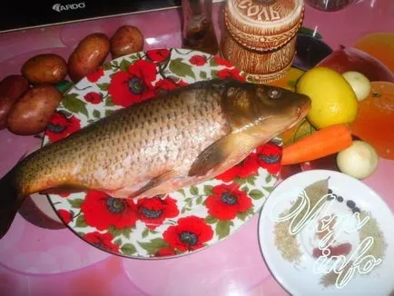 Шаран с картофи фолио