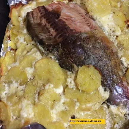Шаран с картофи фолио