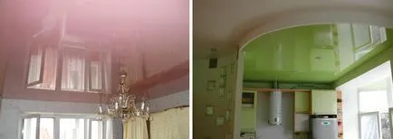 Лъскав участък таван снимка, как да изглежда, плюсовете и минусите на бели, ревюта (лъскава таван участък) Лъскав участък таван снимка, как да изглежда, плюсовете и минусите на бяло, мнения
