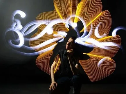 Freezelight настройките на фотоапарата, lightpainting Русия