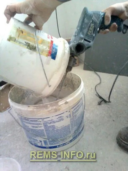 Гипсова мазилка мазилка с ръцете си