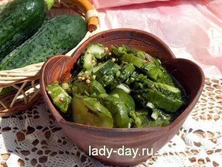 нарязани краставици