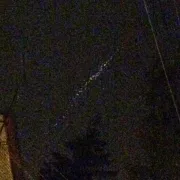 Какво беше в небето през нощта