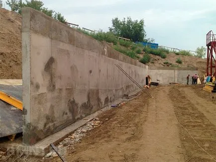Изчисление на подпорната стена Изчисление на подпорната стена