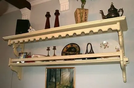 Как да направите рафт в кухнята