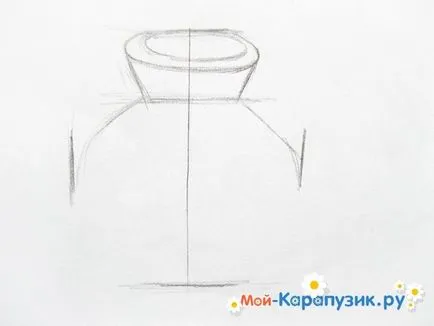 Как да нарисувате ваза с цветя