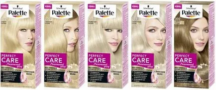 Палитрата от цветове за коса