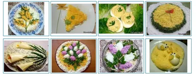 Как да украсят салата мимоза