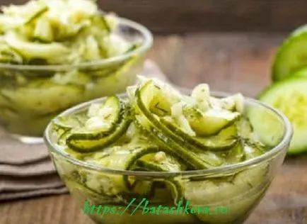 нарязани краставици