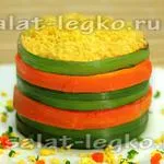 Салата с пиле и ядки