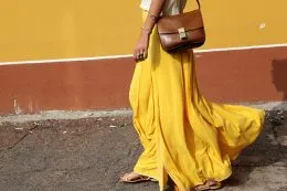 От какво да облека черна дълга пола