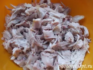 Салата с пиле и ананас, рецепти